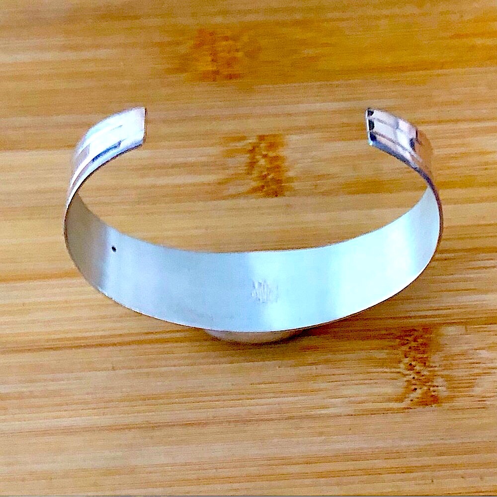$138 Jay King Sterling Silver Estate Cuff  Marked DRT 925 China - Picture 9 of 9